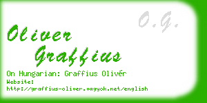 oliver graffius business card